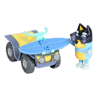 Thumbnail for Bluey S9 Figure & Vehicle Pack Beach Quad with Bandit Bluey
