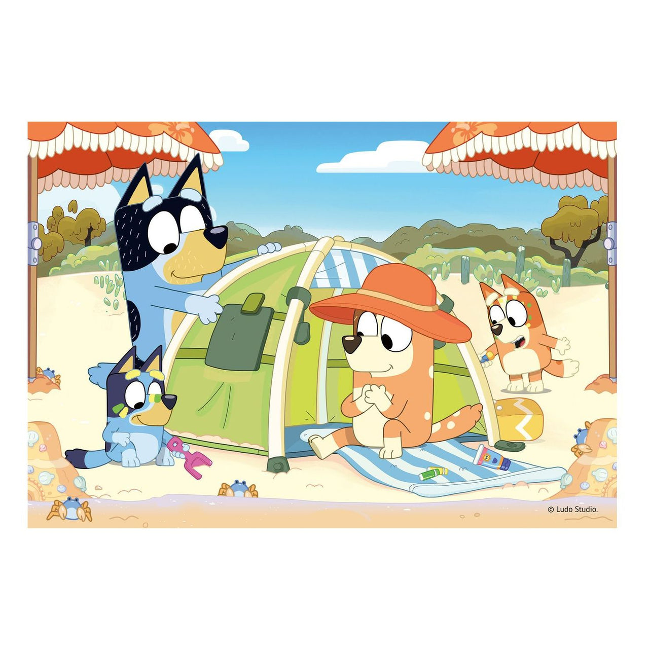 Bluey 35 Piece Jigsaw Puzzle Beach Day Ravensburger