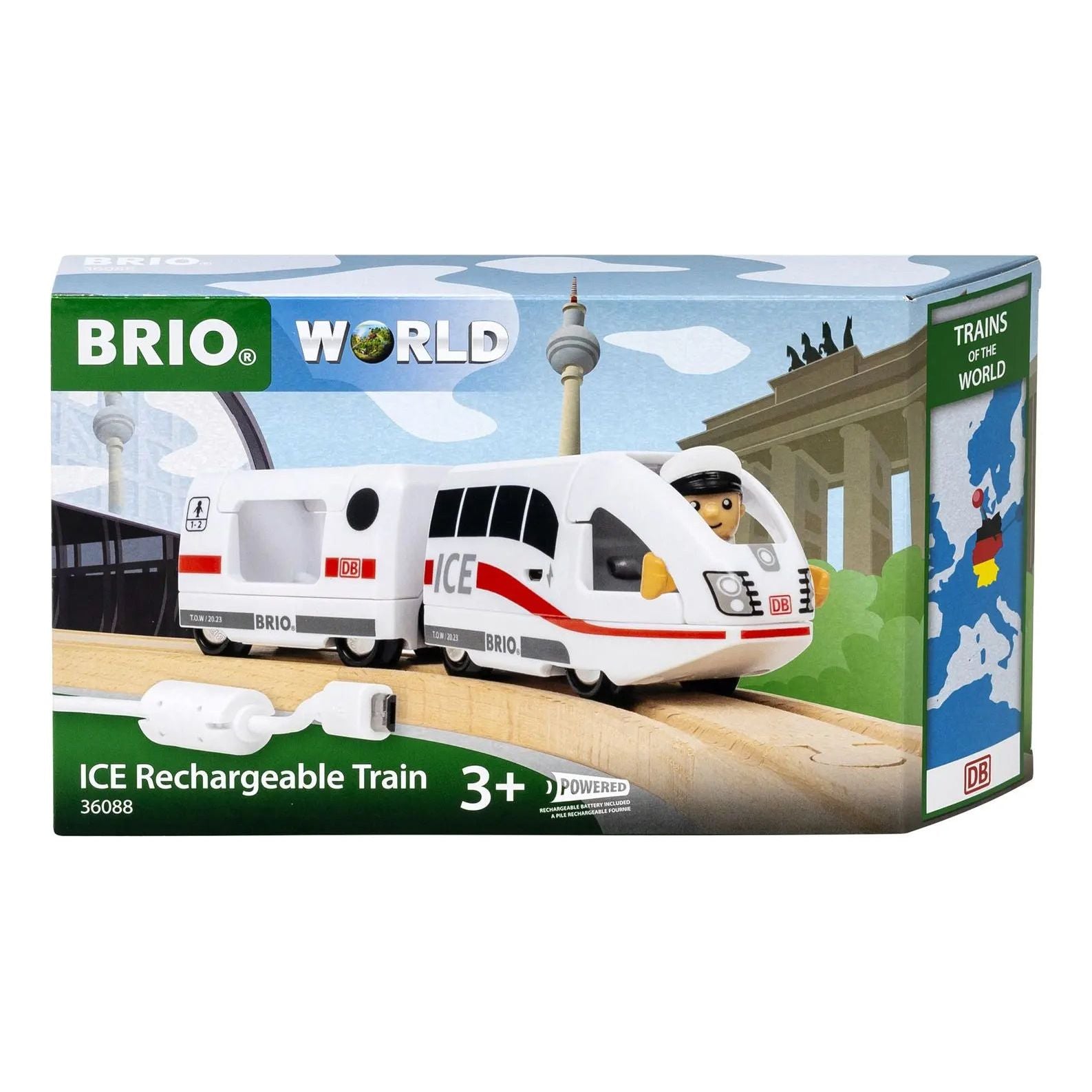Brio Trains of the World ICE Rechargeable Train BRIO