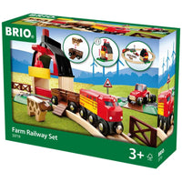 Thumbnail for Brio World Farm Railway Set BRIO