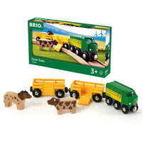 Thumbnail for Brio World Farm Train BRIO