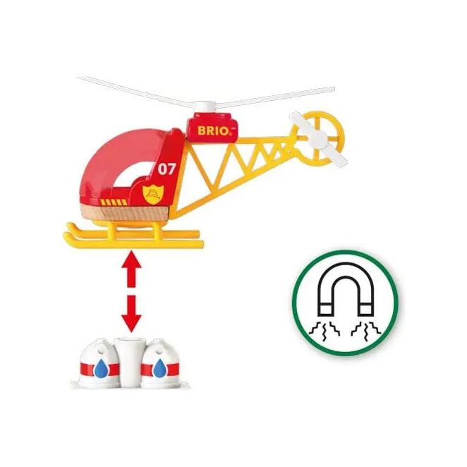 Brio World Firefighter Helicopter BRIO