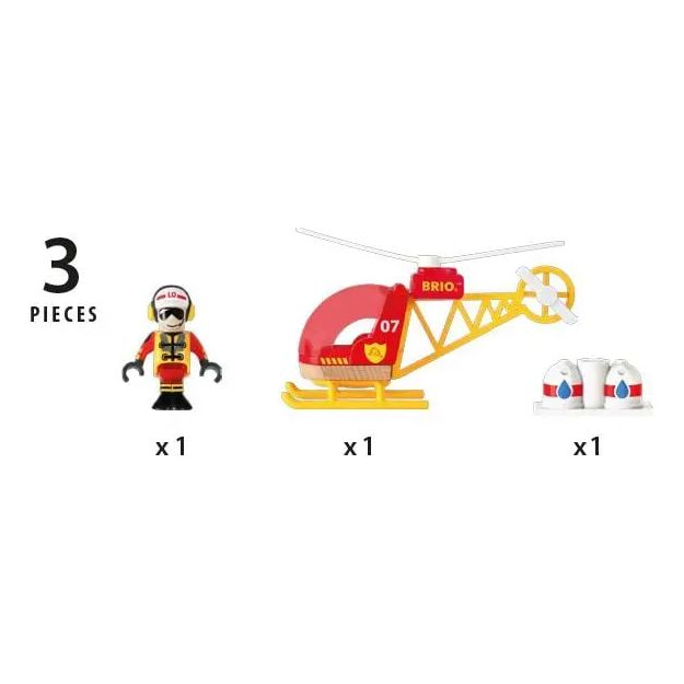 Brio World Firefighter Helicopter BRIO