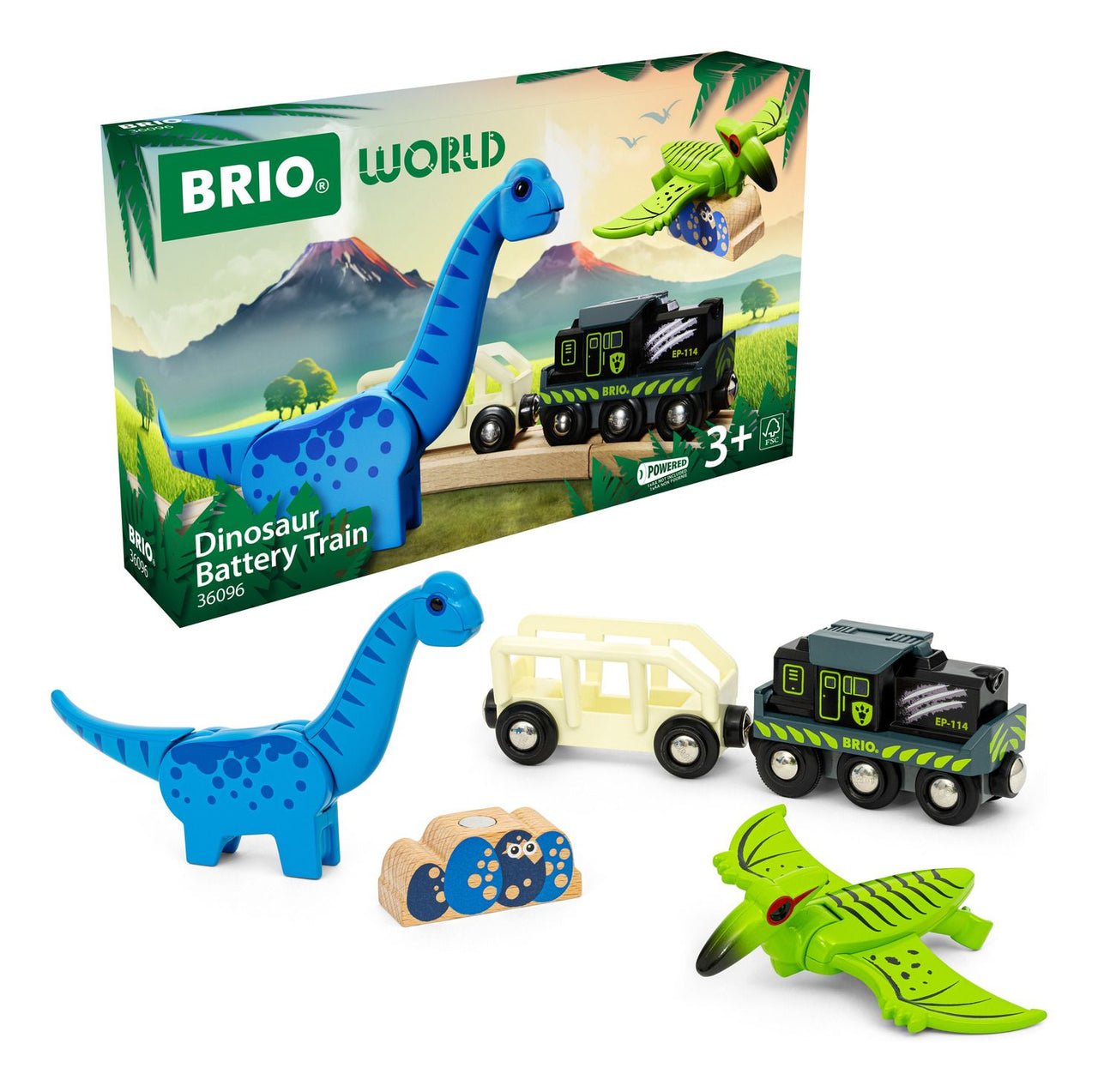 Brio Dinosaur Battery Train BRIO