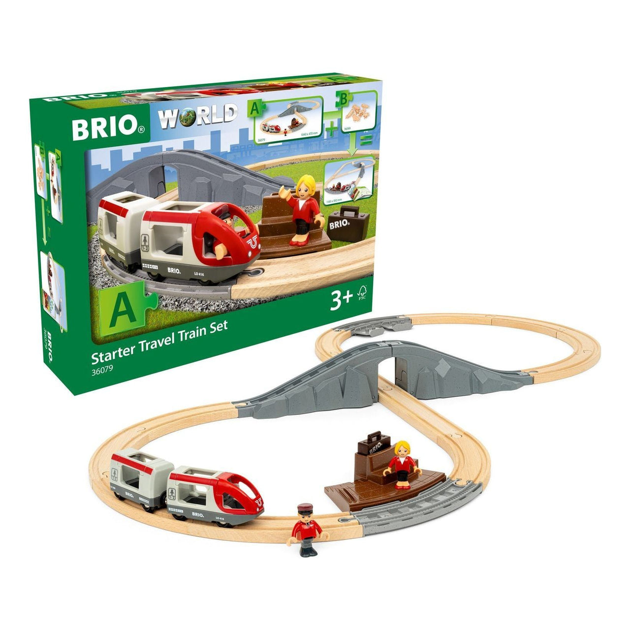 Brio Starter Travel Train Set A BRIO