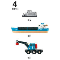Thumbnail for Brio World Harbour Freight Ship & Crane BRIO