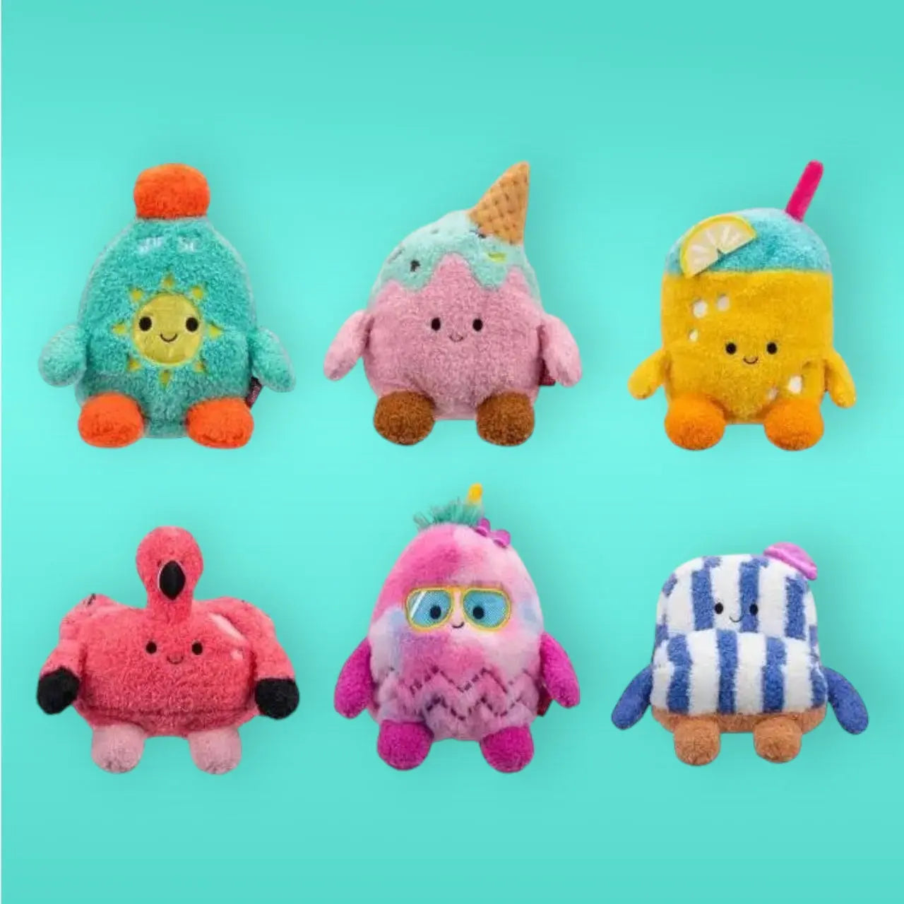 BumBumz 7.5" PoolsideBumz Plush *Choose* Bumbumz