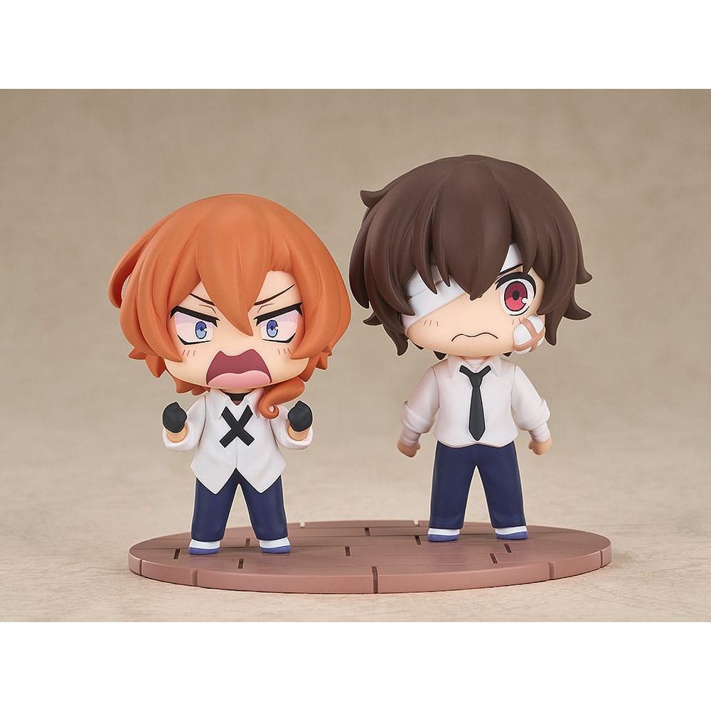 Bungo Stray Dogs Wan! Chibi Figures Osamu Dazai & Chuya Nakahara: Fourteen-Year-Old Ver. 8 cm Good Smile Company