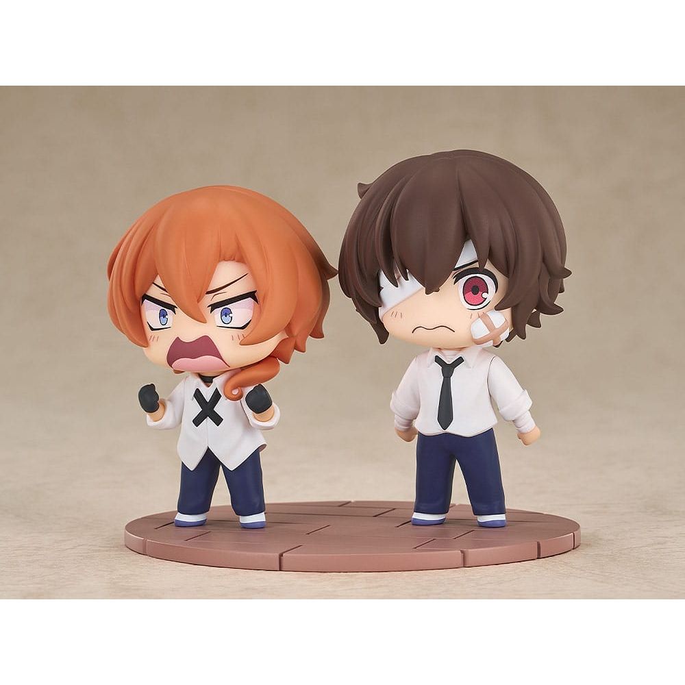 Bungo Stray Dogs Wan! Chibi Figures Osamu Dazai & Chuya Nakahara: Fourteen-Year-Old Ver. 8 cm Good Smile Company