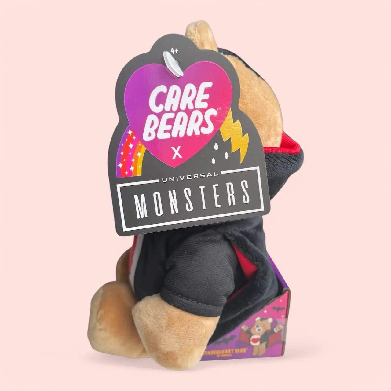 Care Bears 22cm Plush - Universal Monsters - Tenderheart As Dracula Care Bears