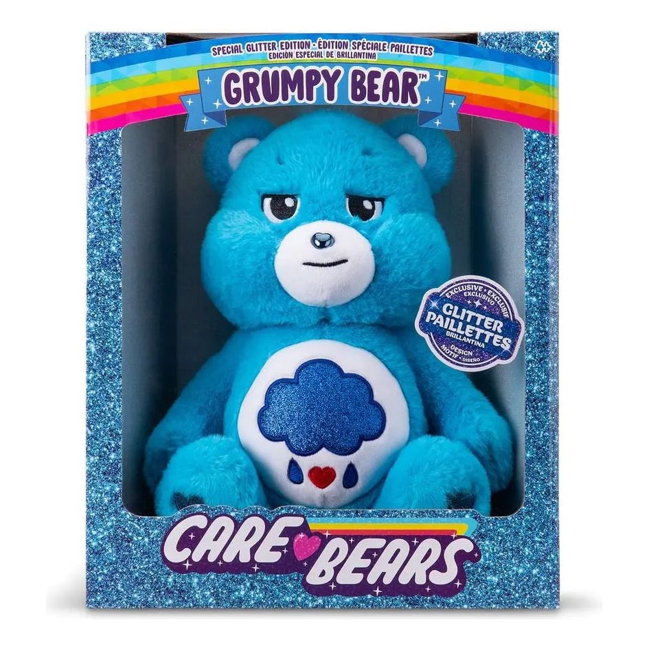 Care Bears 35cm Glitter Belly Grumpy Bear Care Bears