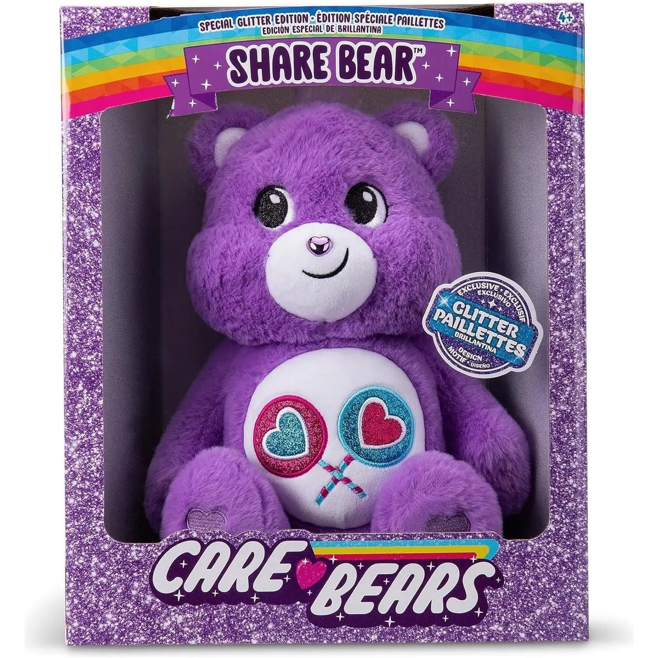Care Bears 35cm Glitter Belly Share Bear Care Bears