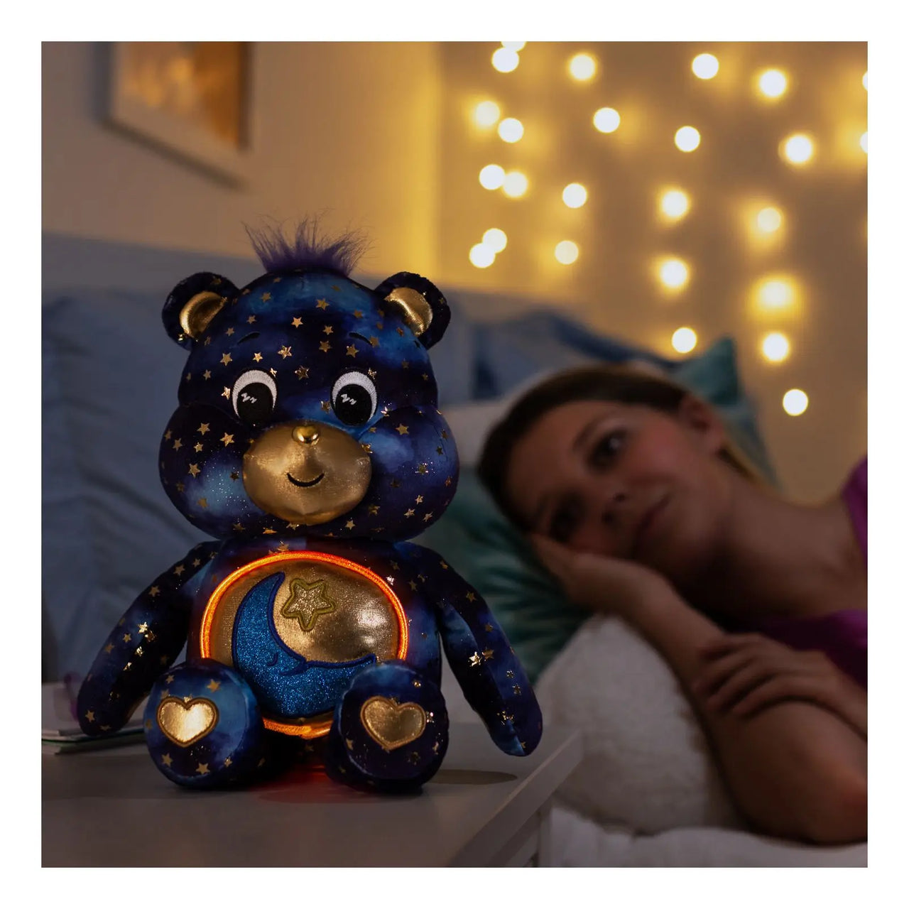 Care Bears Glowing Belly Bedtime Bear Plush Care Bears