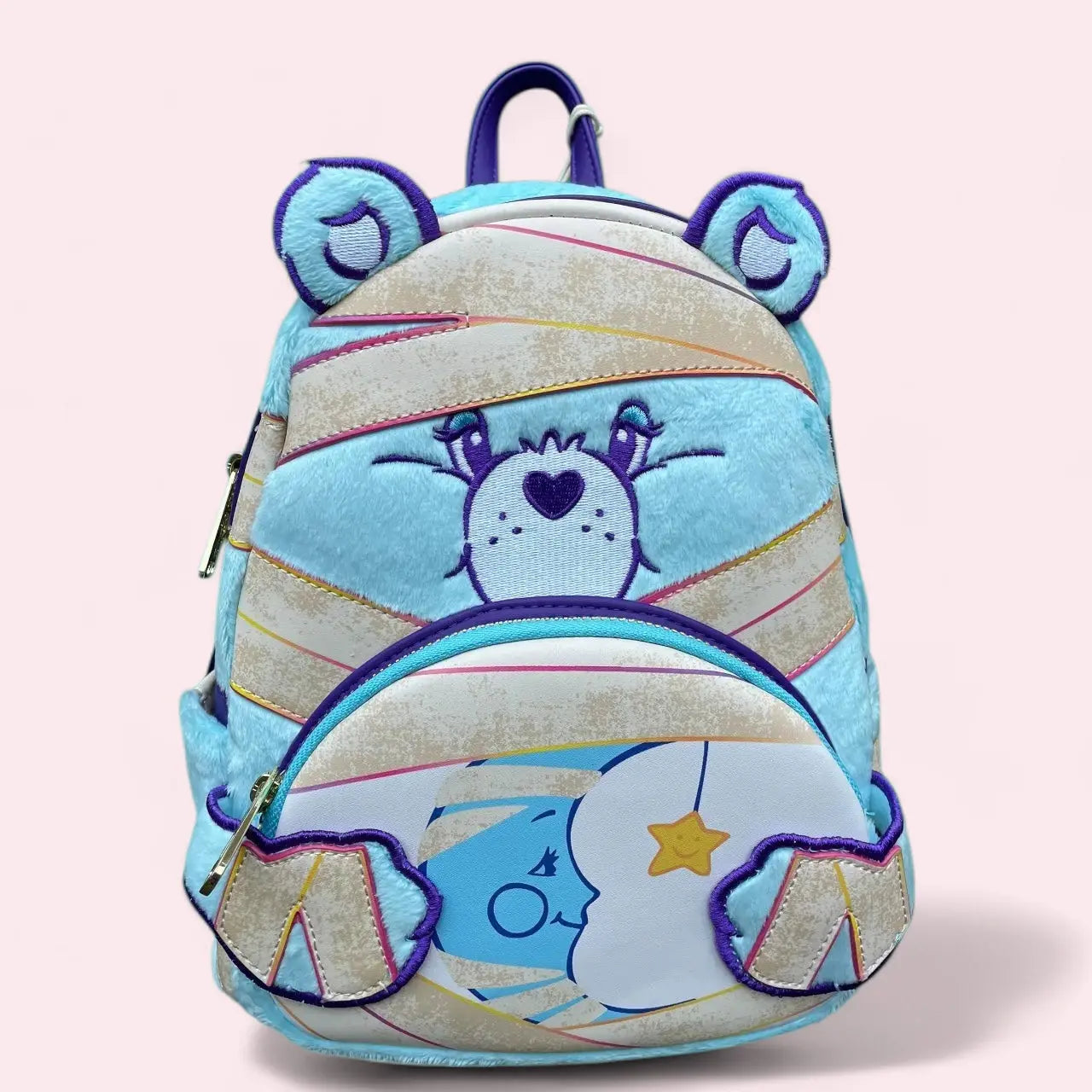 Care Bears x Universal Monsters by Loungefly Mini Backpack Bedtime Bear Mummy Loungefly