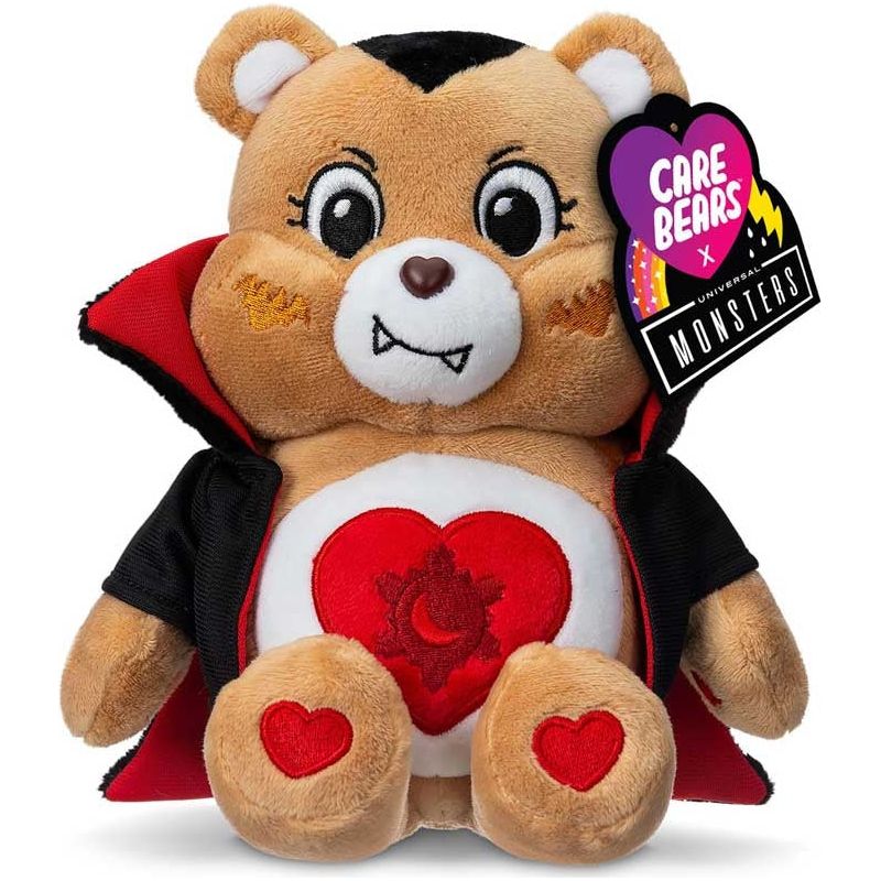 Care Bears 22cm Plush - Universal Monsters - Tenderheart As Dracula Care Bears