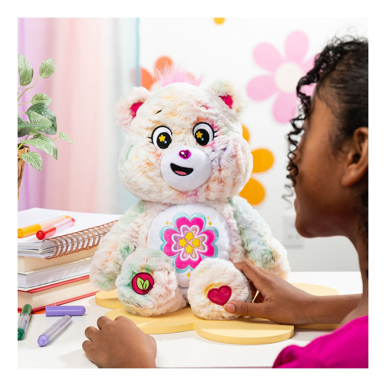 Care Bears 35cm Medium Plush - Blossom Heart Bear