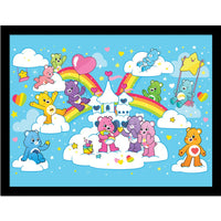 Thumbnail for Care Bears Blue (Rainbows) Framed Wall Art Print