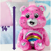 Thumbnail for Care Bears Glowing Belly - Cheer Bear 14 Inch Plush Care Bears