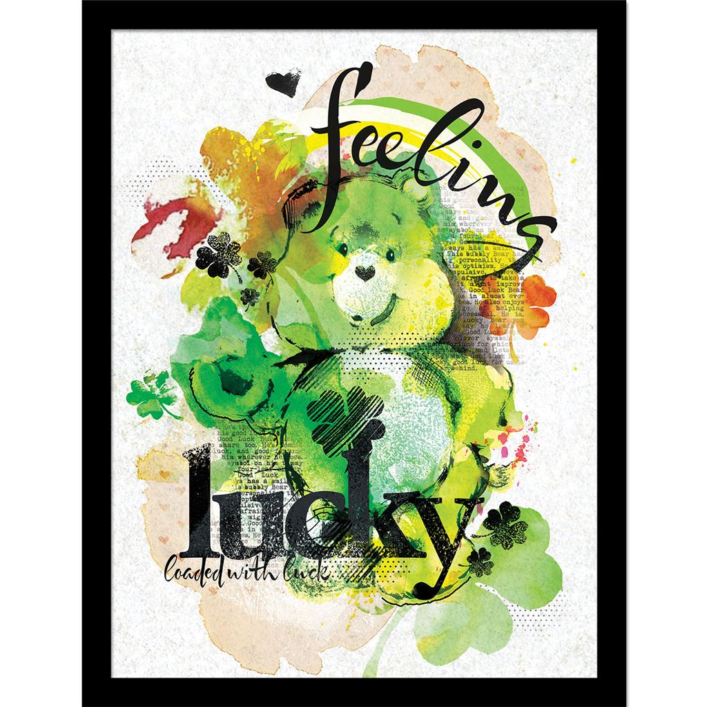 Care Bears (Feeling Lucky) Framed Art Print