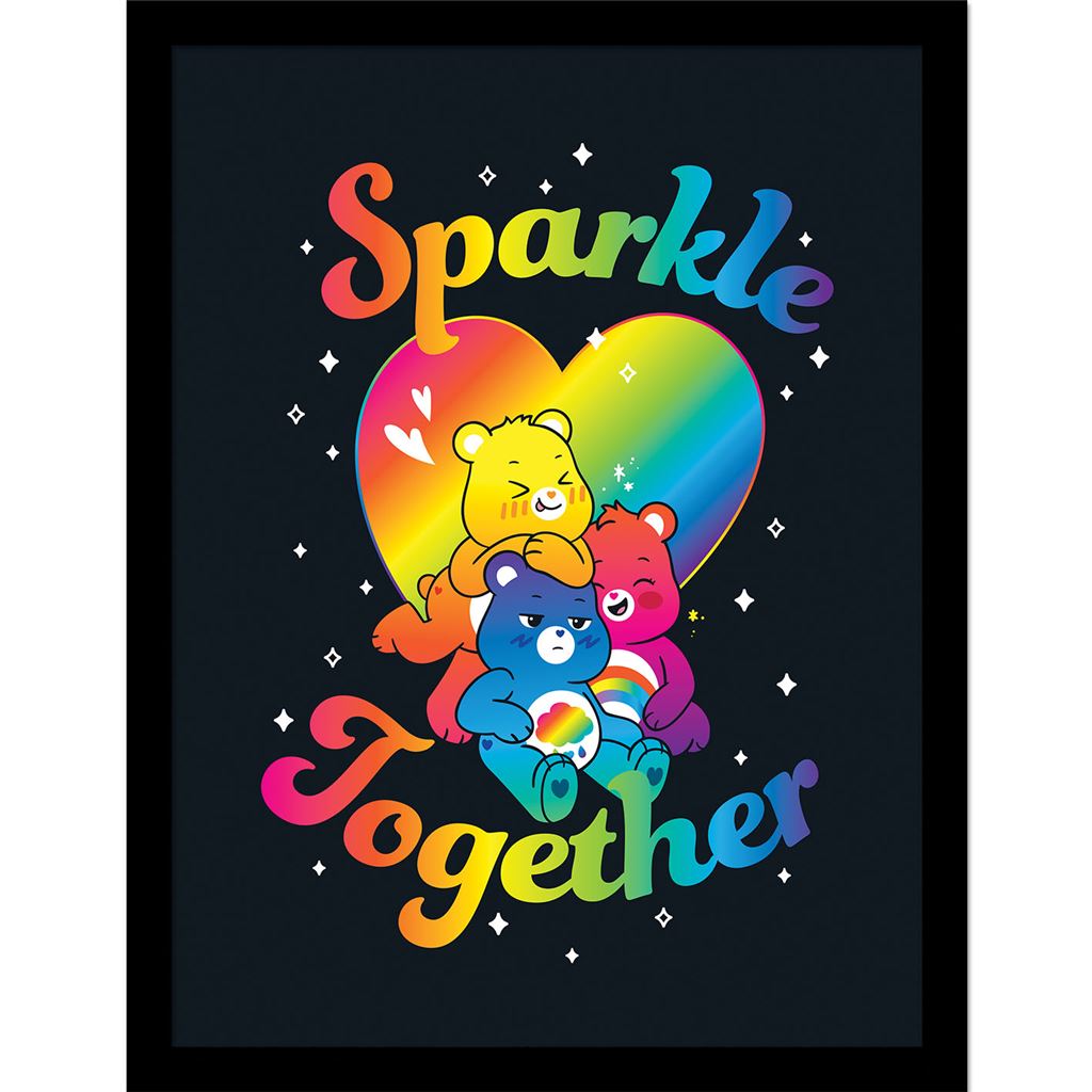 Care Bears (Sparkle Together) Framed Wall Art Print