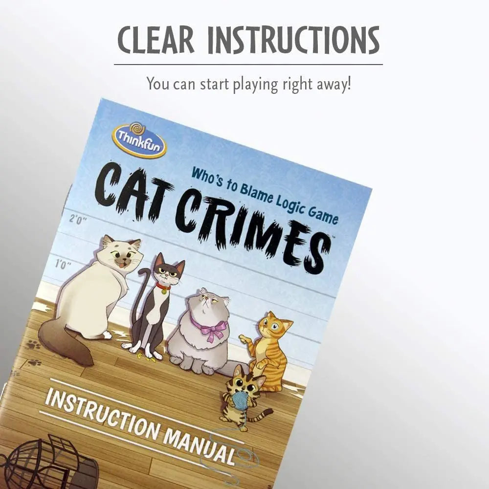 Cat Crimes Whos To Blame Logic Game Ravensburger