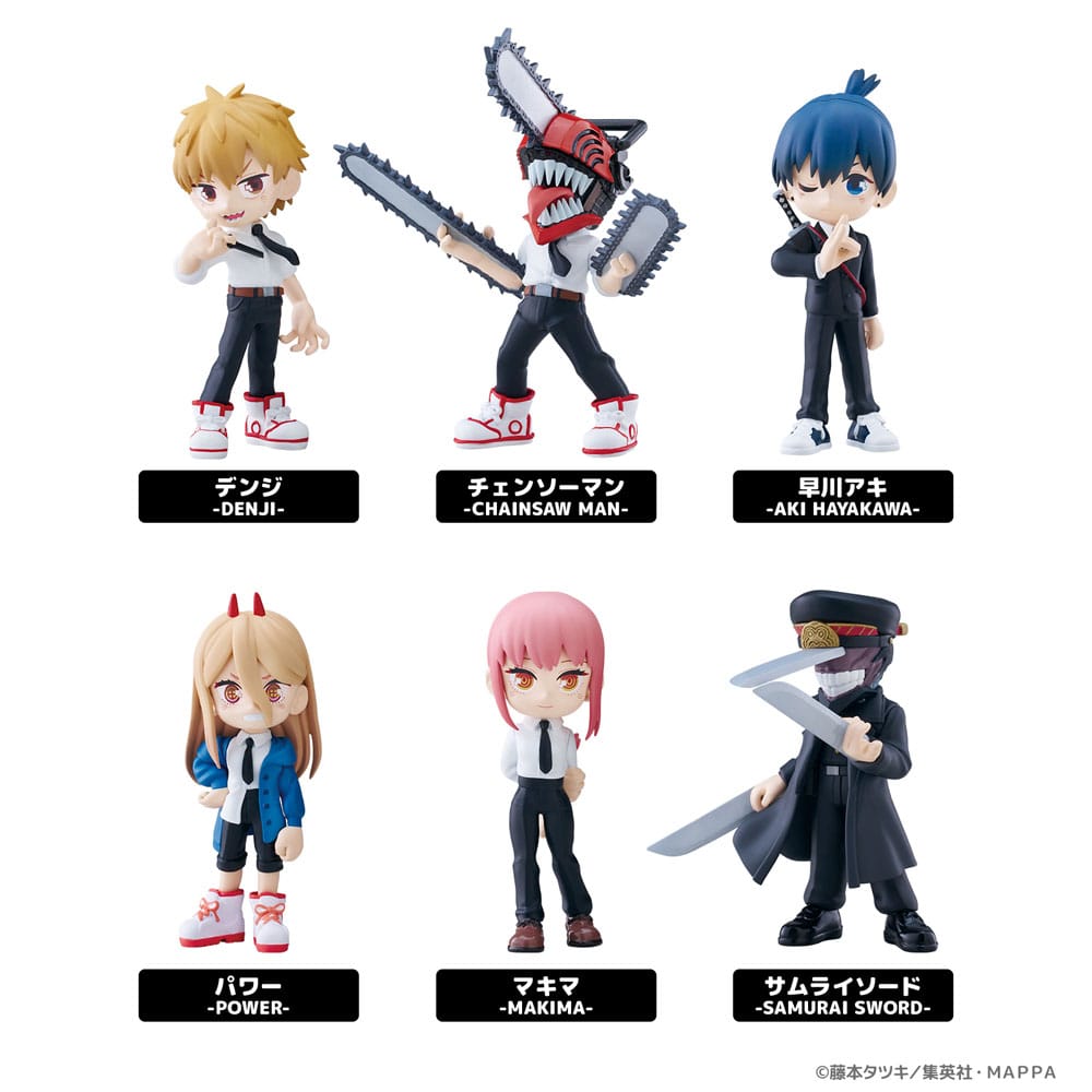 Chainsaw Man PVC Figures 9 cm 6 Pack Bushiroad