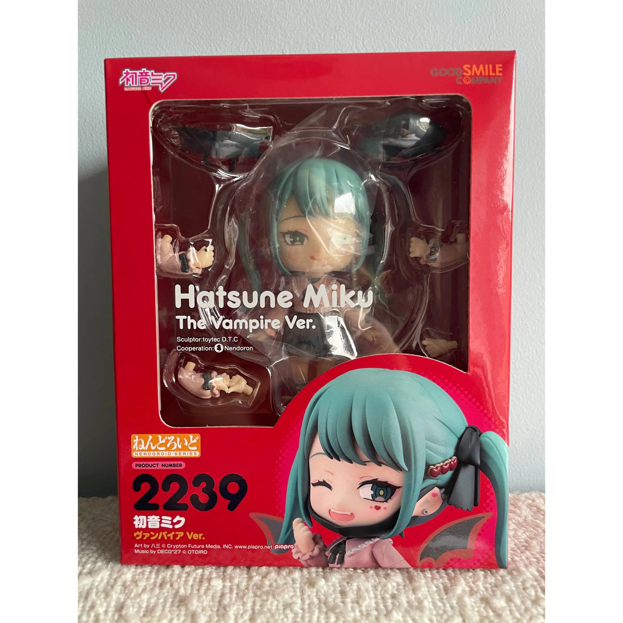 Character Vocal Series 01: Hatsune Mik Nendoroid Action Figure The Vampire Ver. 10 cm Good Smile Company