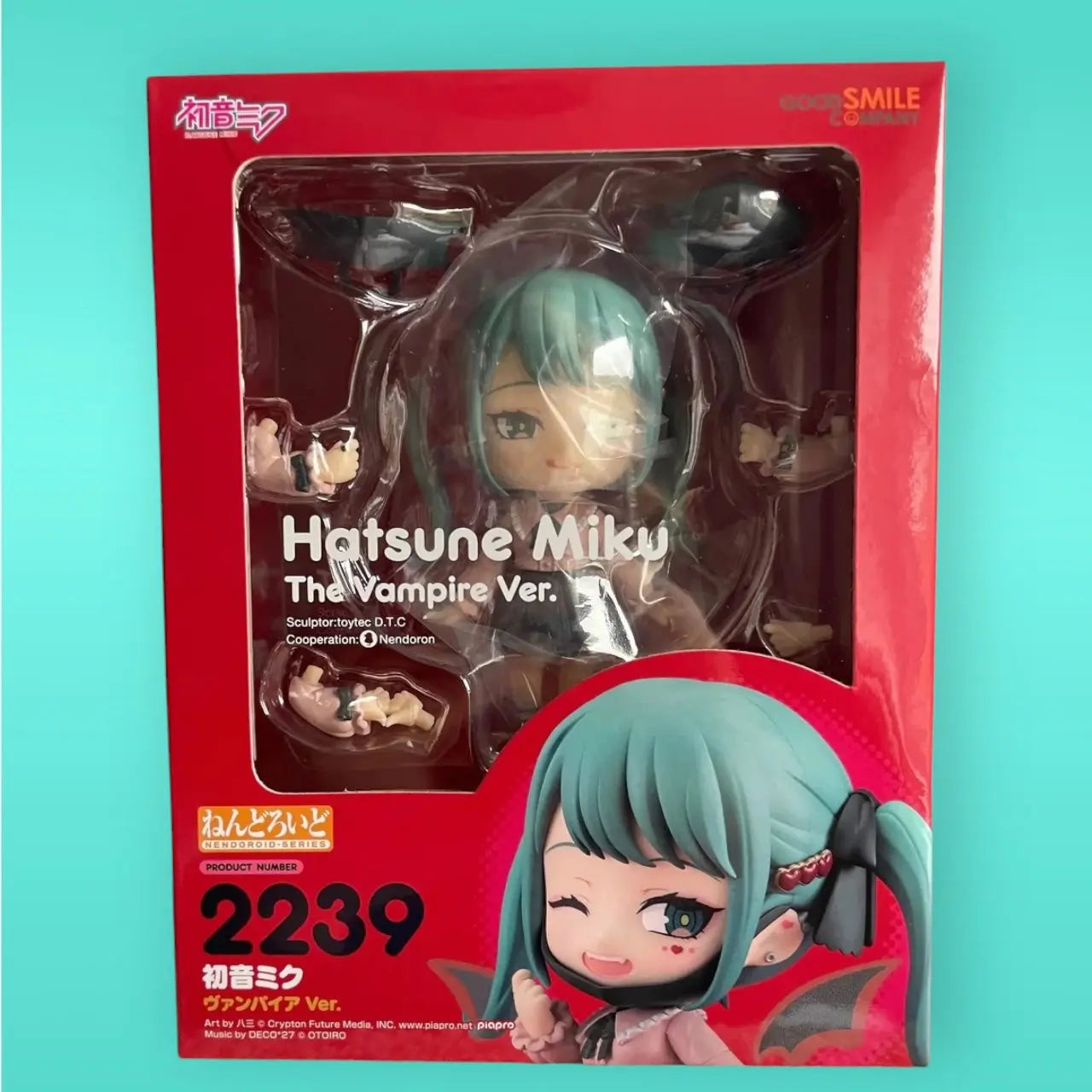 Character Vocal Series 01: Hatsune Mik Nendoroid Action Figure The Vampire Ver. 10 cm Good Smile Company