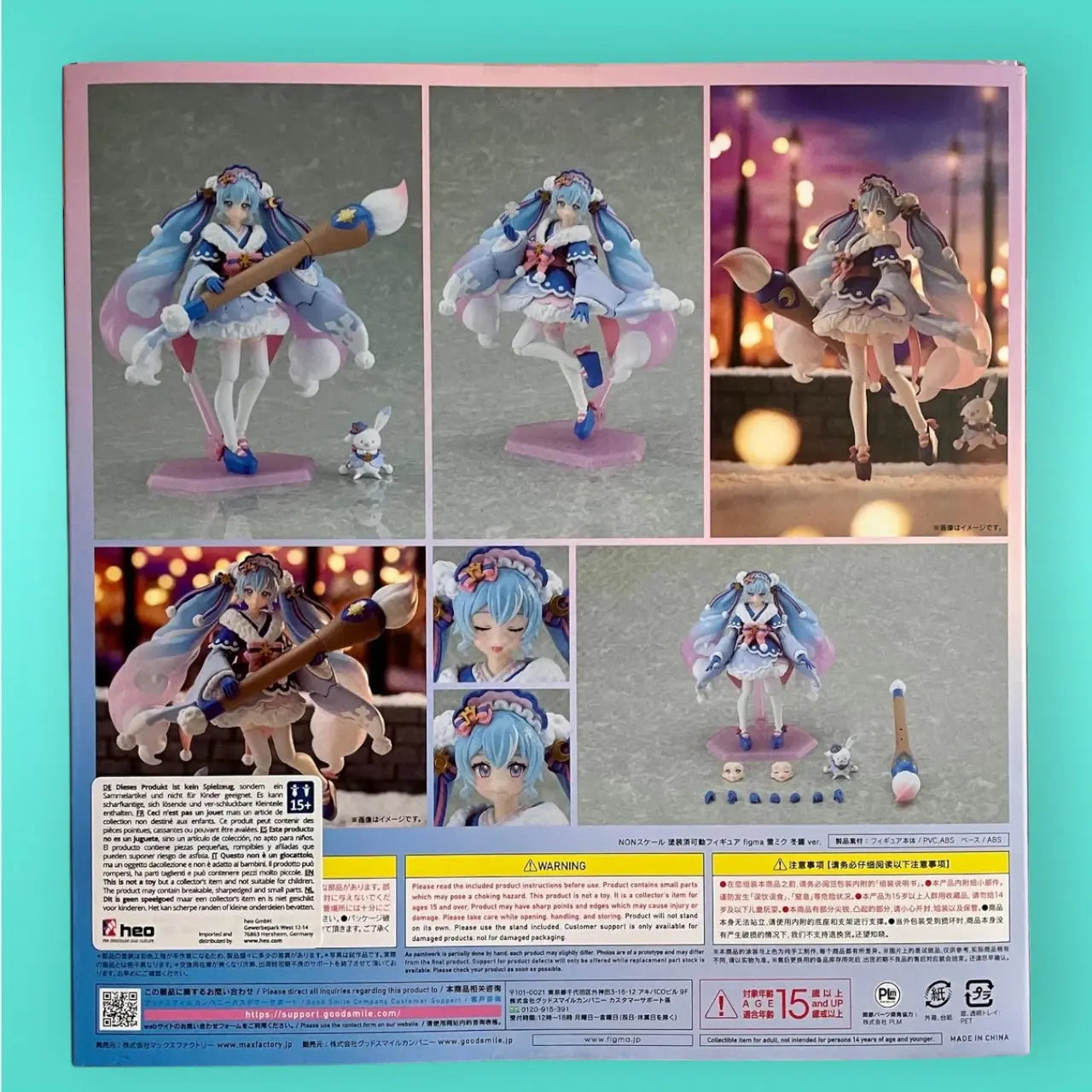 Character Vocal Series 01: Hatsune Miku Figma Action Figure Snow Miku: Serene Winter Ver. 13 cm Max Factory