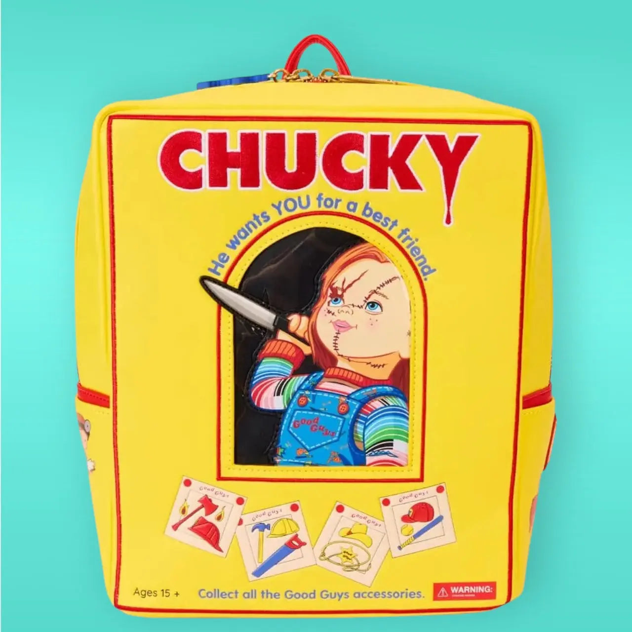 Child's Play by Loungefly Mini Backpack Chucky Loungefly