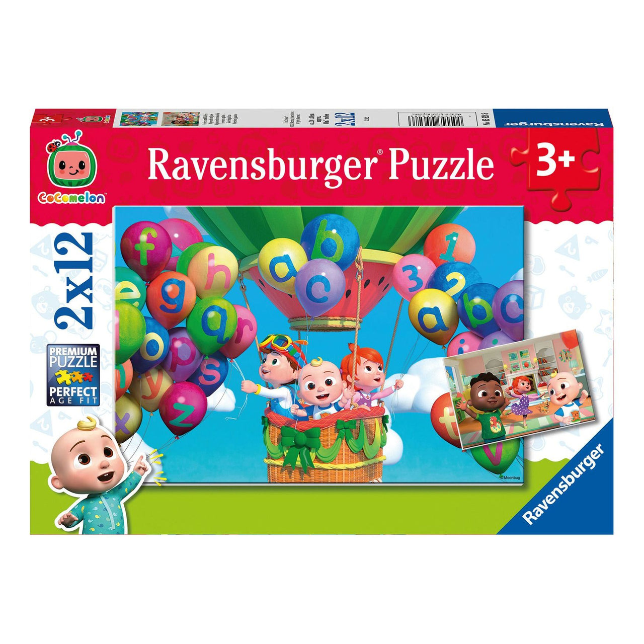Cocomelon 2x 12 Piece Jigsaw Puzzle Ravensburger