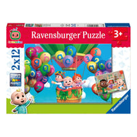 Thumbnail for Cocomelon 2x 12 Piece Jigsaw Puzzle Ravensburger