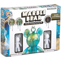Thumbnail for Craft Hub Marble Bear Marble Pouring Keyring Kit Craft Hub
