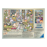 Thumbnail for Crazy Cats The Good Life 500 Piece Jigsaw Puzzle Ravensburger