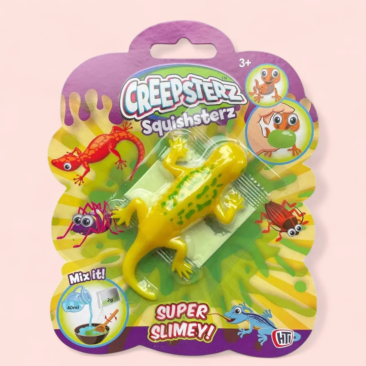 Creepsterz Squishterzs Lizard Slime Toy HTI