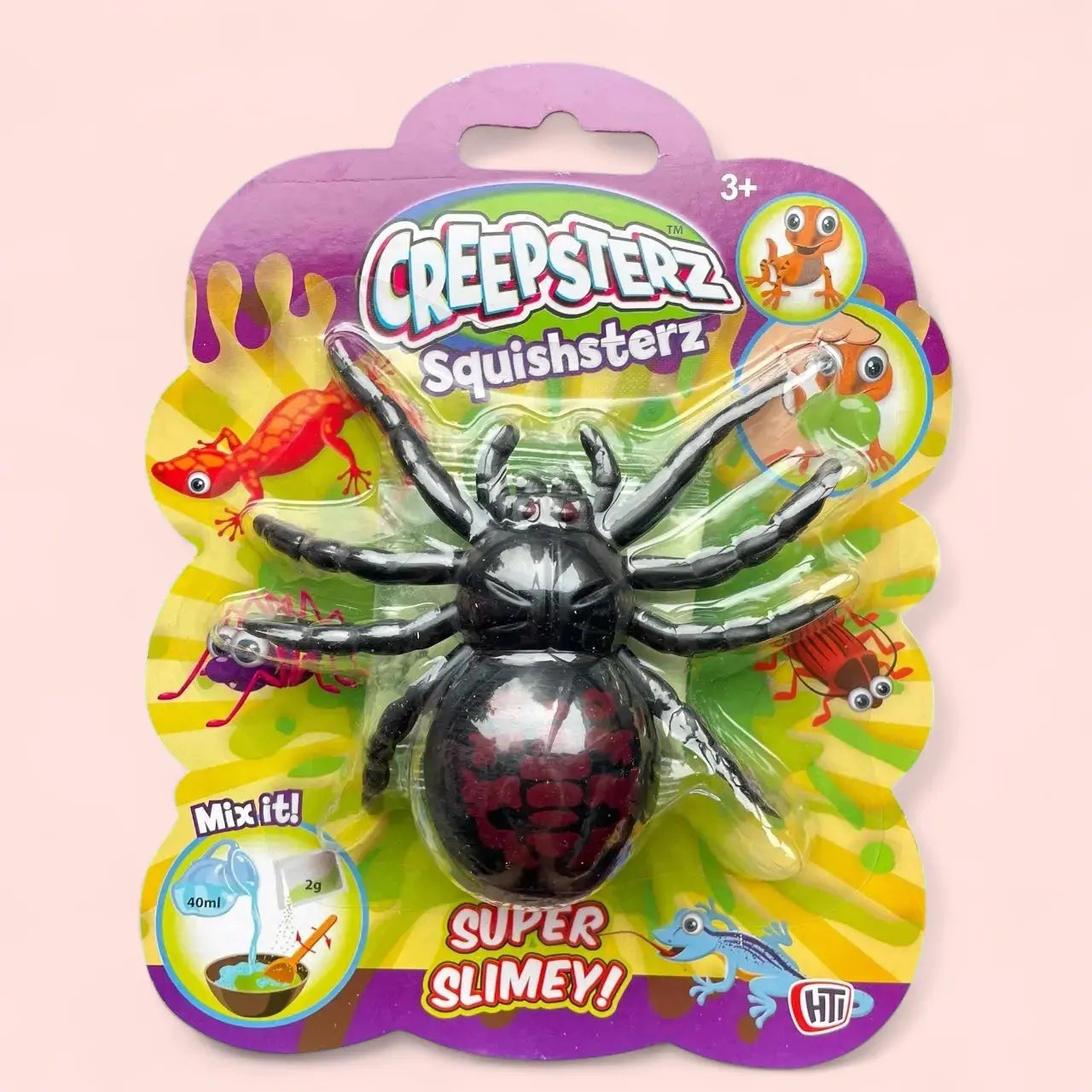 Creepsterz Squishterzs Spider Slime Toy HTI