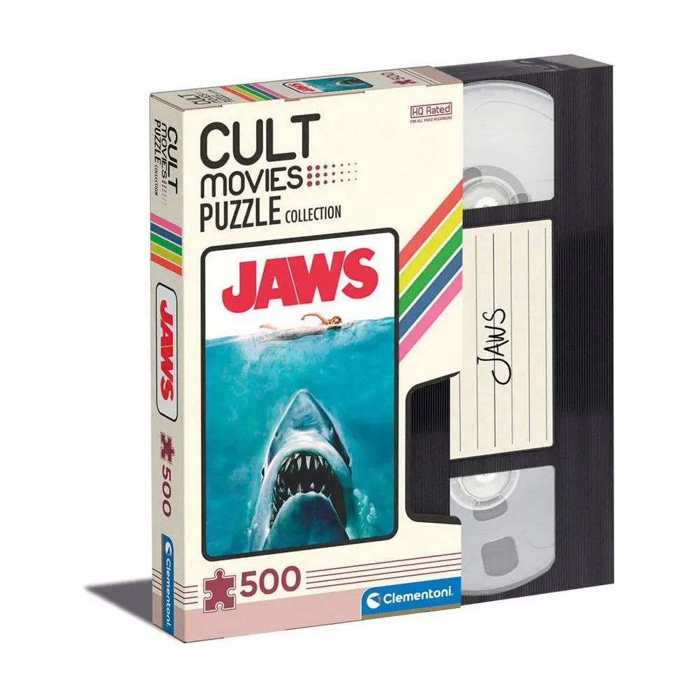 Cult Movies Puzzle Collection Jigsaw Puzzle Jaws (500 pieces) Clementoni