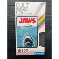 Thumbnail for Cult Movies Puzzle Collection Jigsaw Puzzle Jaws (500 pieces) Clementoni