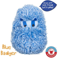 Thumbnail for Curlimals Blue the Badger Curlimals