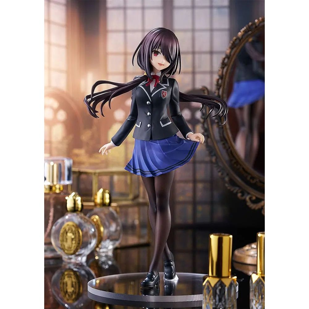 Date A Live Pop Up Parade PVC Kurumi Tokisaki: School Uniform Ver. L Size 20 cm Good Smile Company