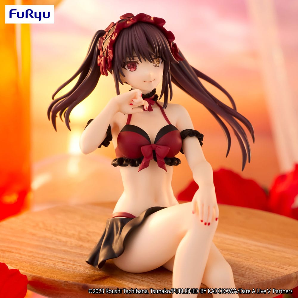 Date A Live Noodle Stopper PVC Statue Kurumi Tokisaki Swimsuit Ver. 15 cm Furyu