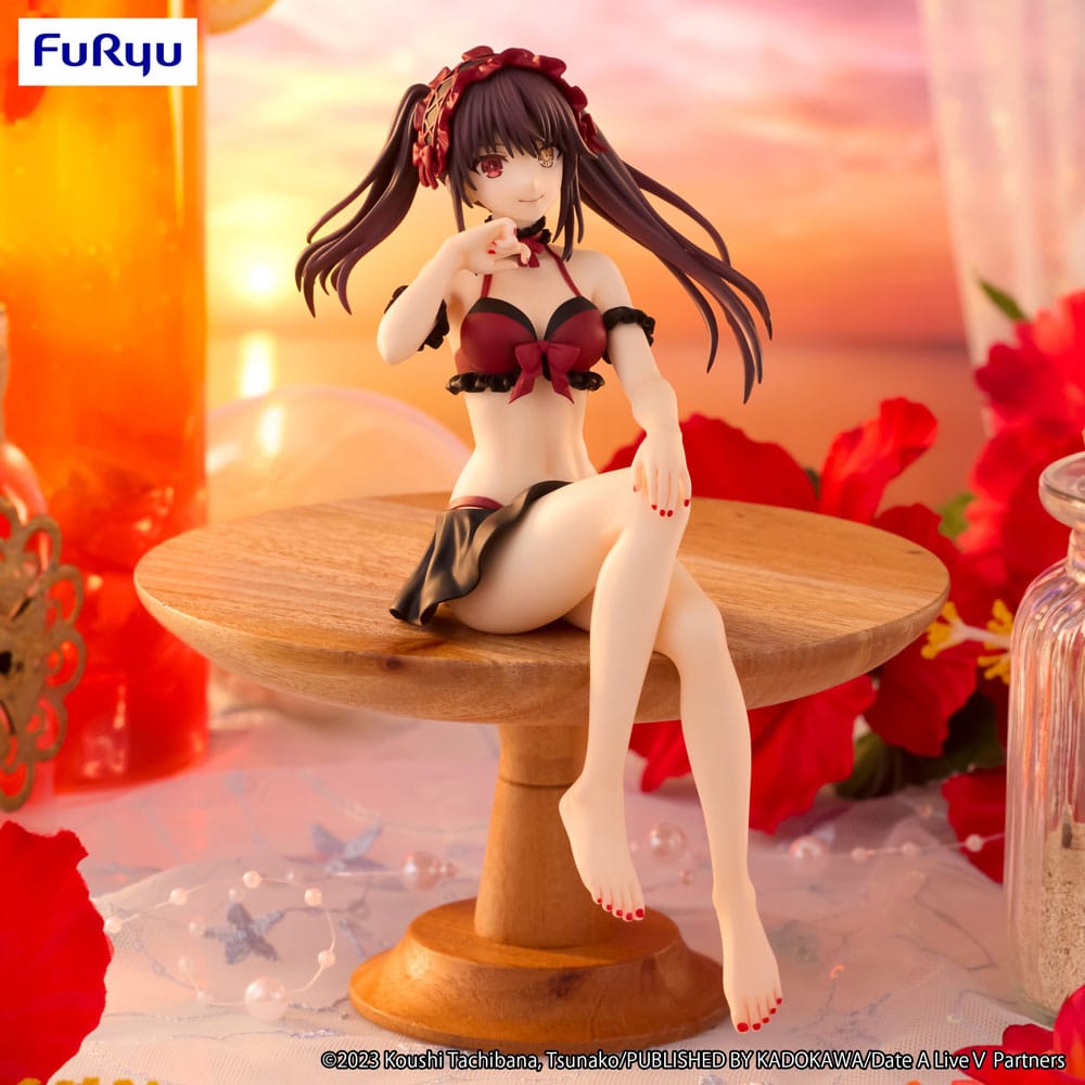 Date A Live Noodle Stopper PVC Statue Kurumi Tokisaki Swimsuit Ver. 15 cm Furyu