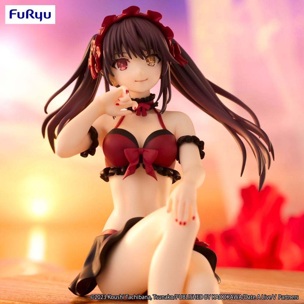 Date A Live Noodle Stopper PVC Statue Kurumi Tokisaki Swimsuit Ver. 15 cm Furyu