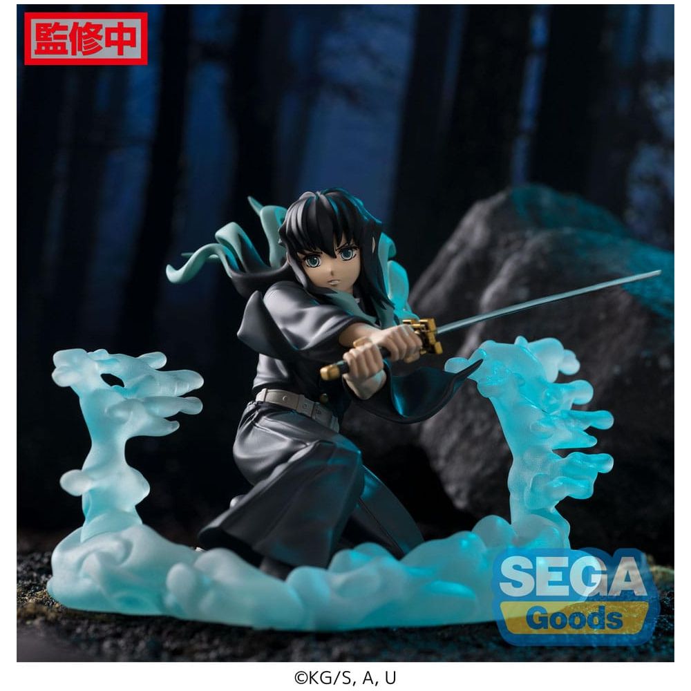 Demon Slayer: Kimetsu no Yaiba Xross Link Anime PVC Statue Muichiro Tokito Hashira Training Arc 11 cm Sega Goods