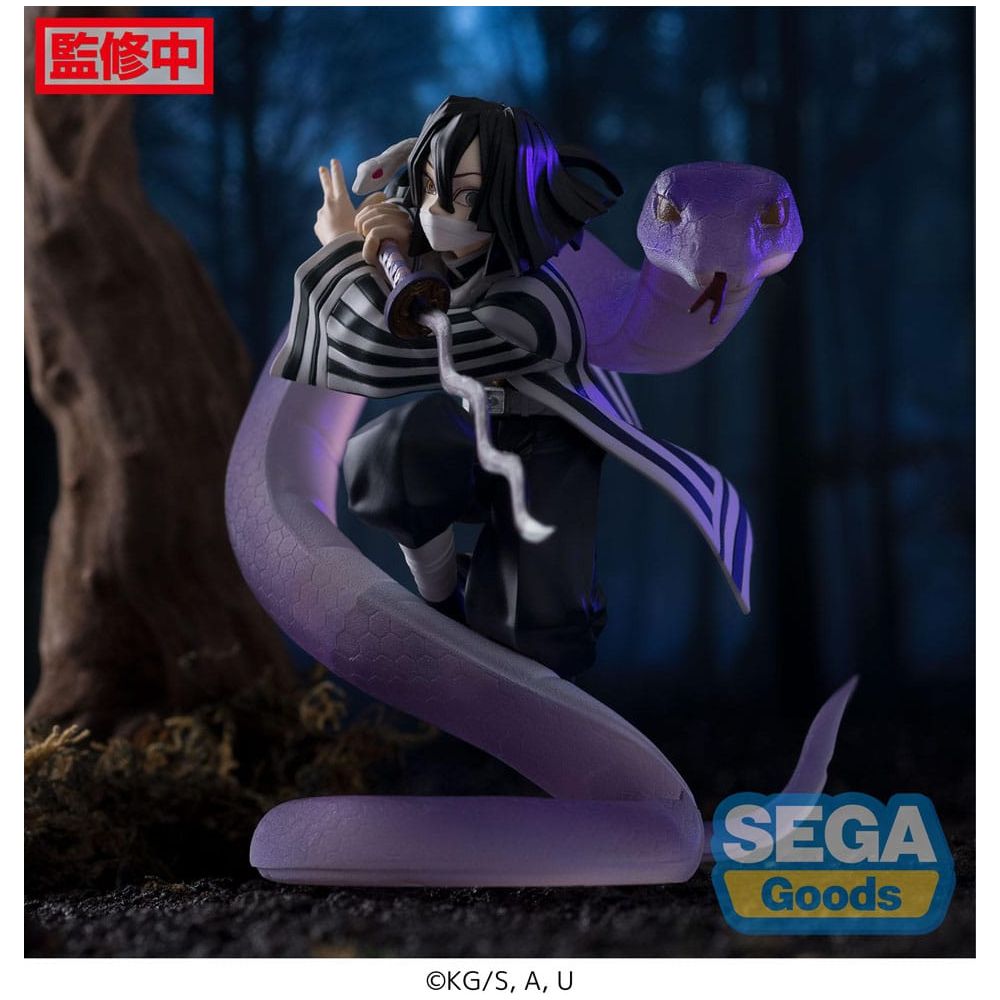 Demon Slayer: Kimetsu no Yaiba Xross Link Anime PVC Statue Obanai Iguro Hashira Training Arc 14 cm Sega Goods