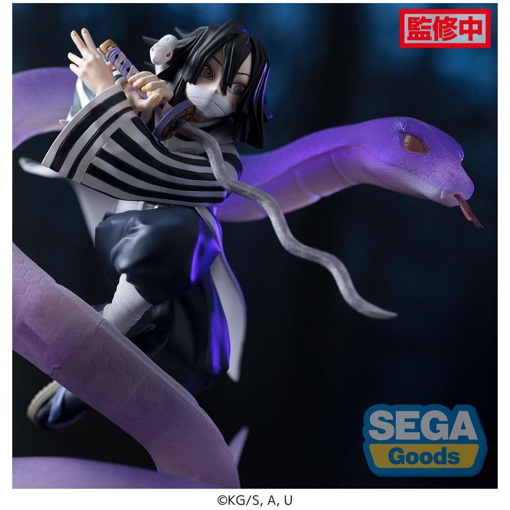 Demon Slayer: Kimetsu no Yaiba Xross Link Anime PVC Statue Obanai Iguro Hashira Training Arc 14 cm Sega Goods