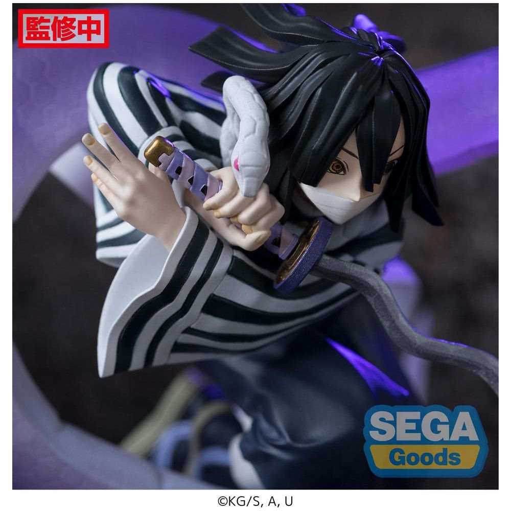 Demon Slayer: Kimetsu no Yaiba Xross Link Anime PVC Statue Obanai Iguro Hashira Training Arc 14 cm Sega Goods