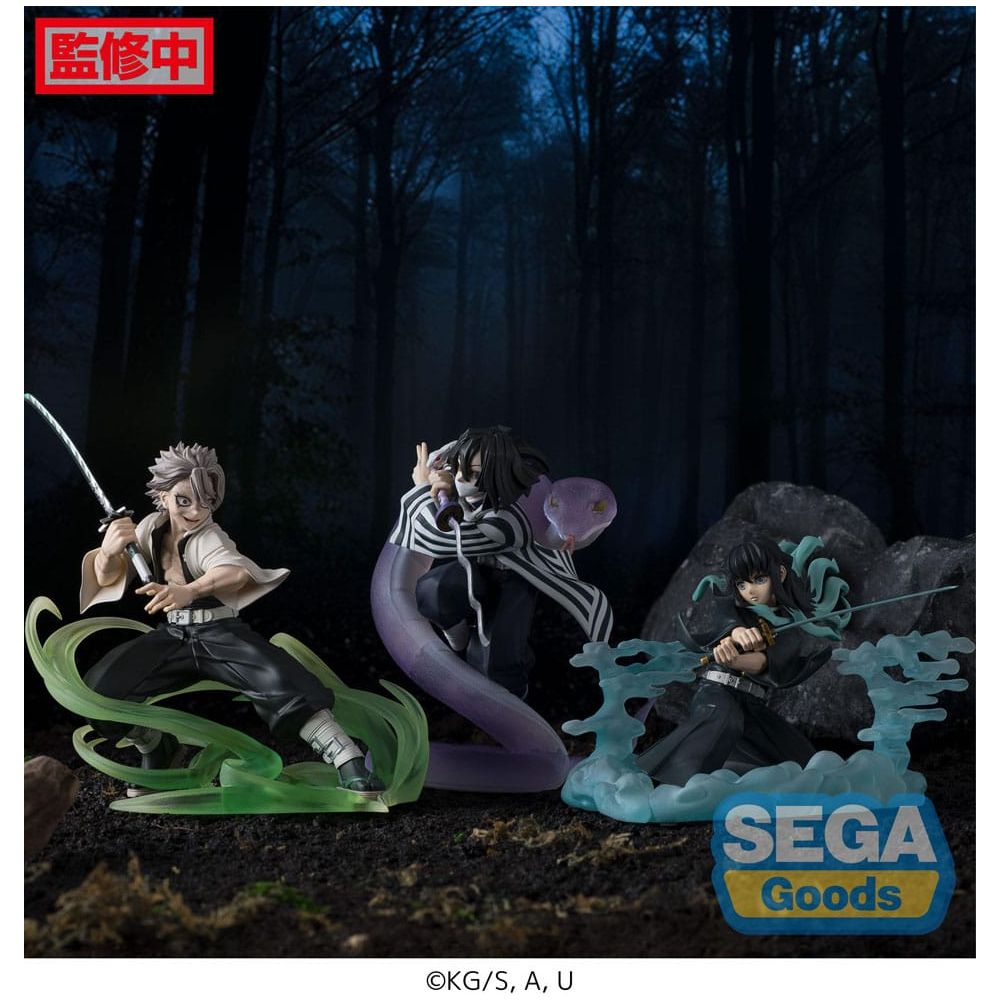 Demon Slayer: Kimetsu no Yaiba Xross Link Anime PVC Statue Obanai Iguro Hashira Training Arc 14 cm Sega Goods