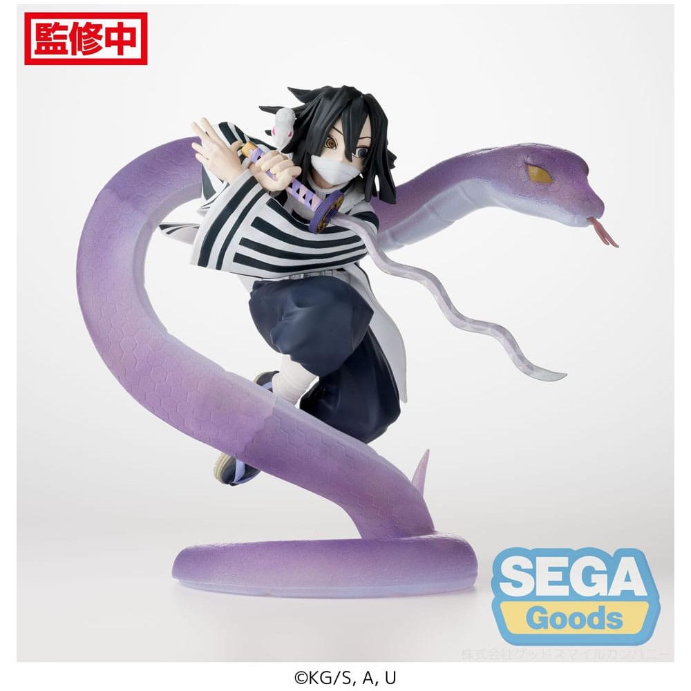 Demon Slayer: Kimetsu no Yaiba Xross Link Anime PVC Statue Obanai Iguro Hashira Training Arc 14 cm Sega Goods