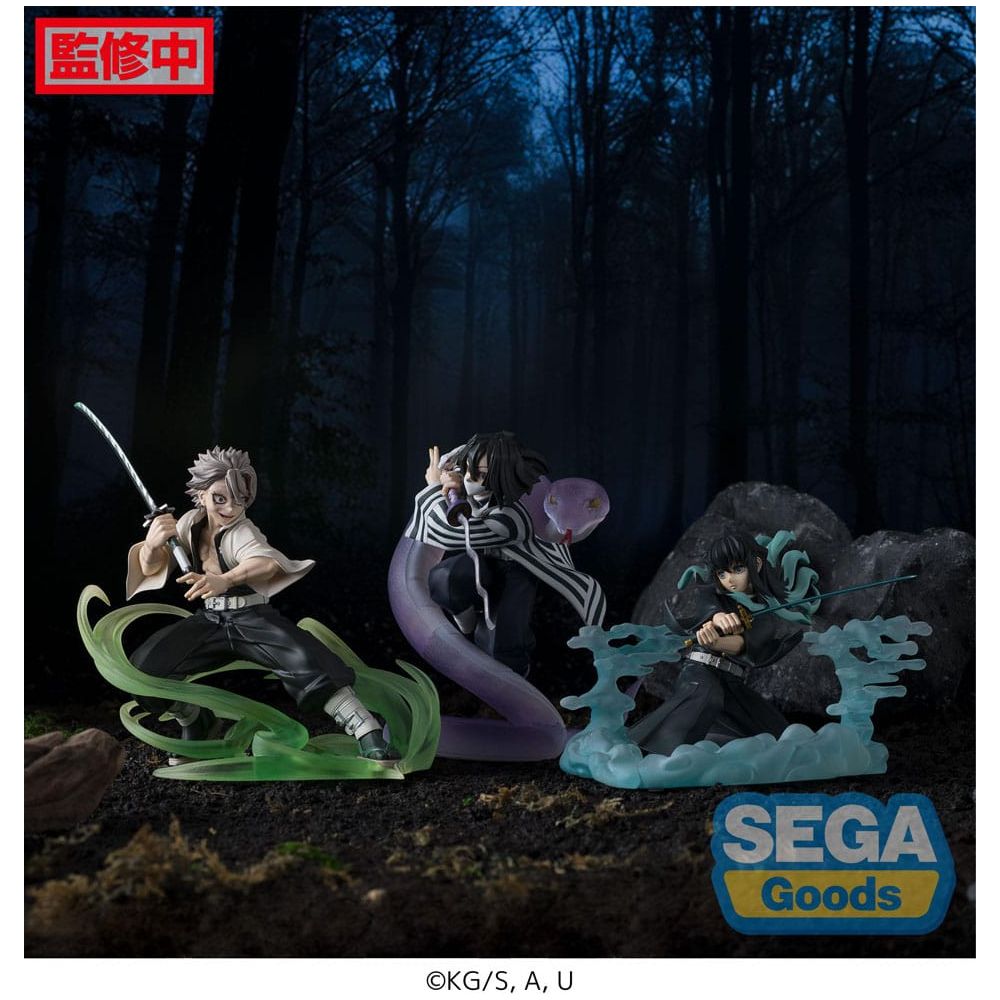 Demon Slayer: Kimetsu no Yaiba Xross Link Anime PVC Statue Sanemi Shinazugawa Hashira Training Arc 12 cm Sega Goods